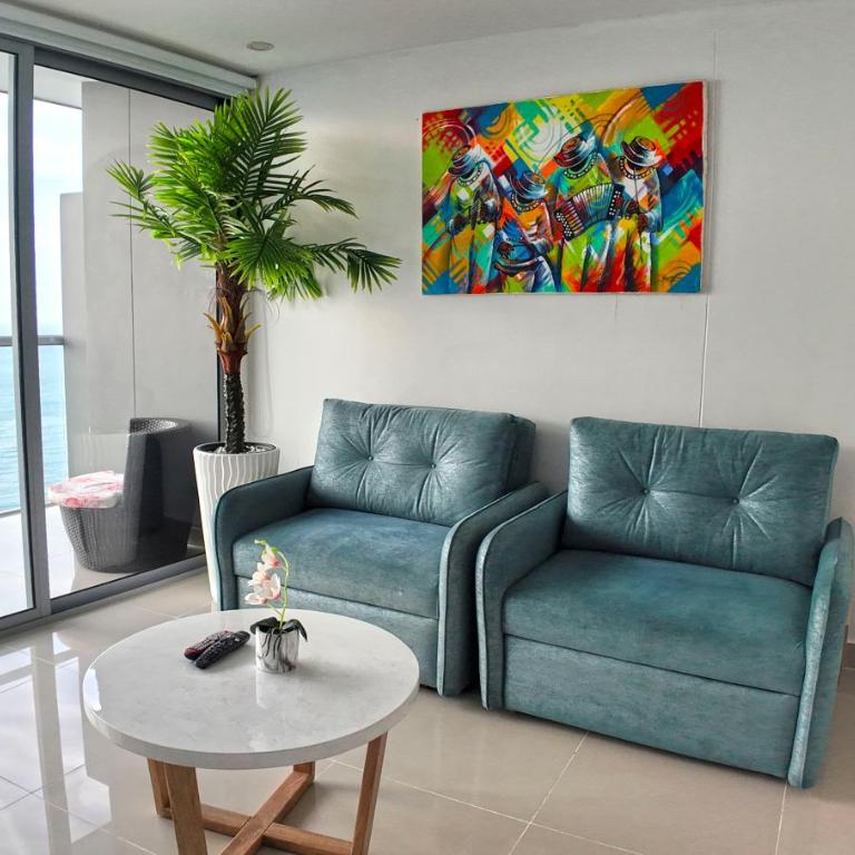 Sunsets and views of the Walled City, 33th floor - Apartamento de 1 dormitorio con balcón y vistas al mar - 7