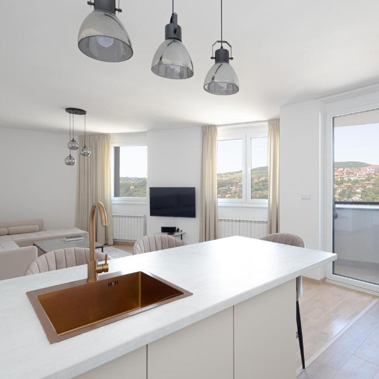 Skyline Residence Sarajevo Tower - Apartman sa 1 Spavaćom Sobom i Pogledom - 6