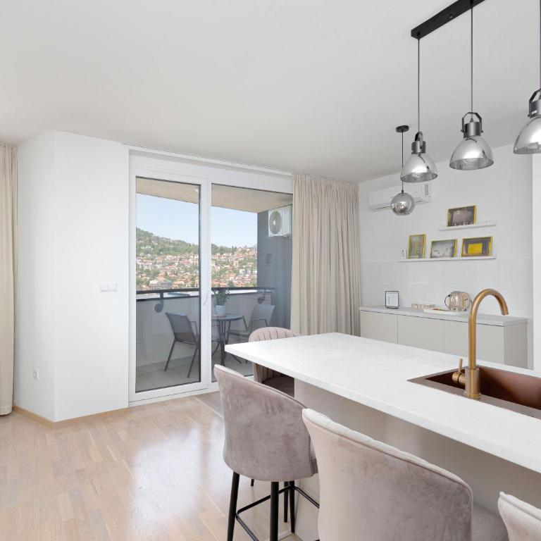 Skyline Residence Sarajevo Tower - Apartman sa 1 Spavaćom Sobom i Pogledom - 8