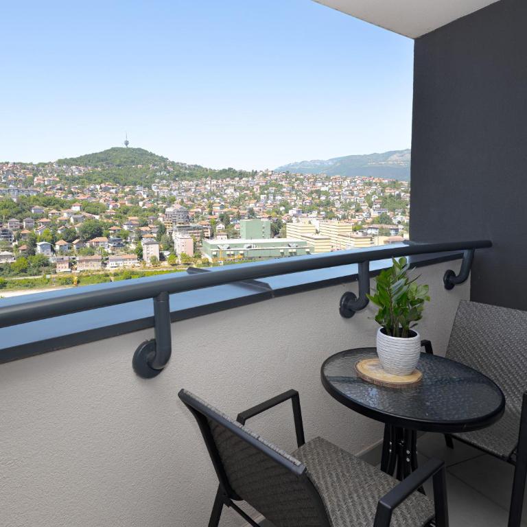 Skyline Residence Sarajevo Tower - Apartman sa 1 Spavaćom Sobom i Pogledom - 4