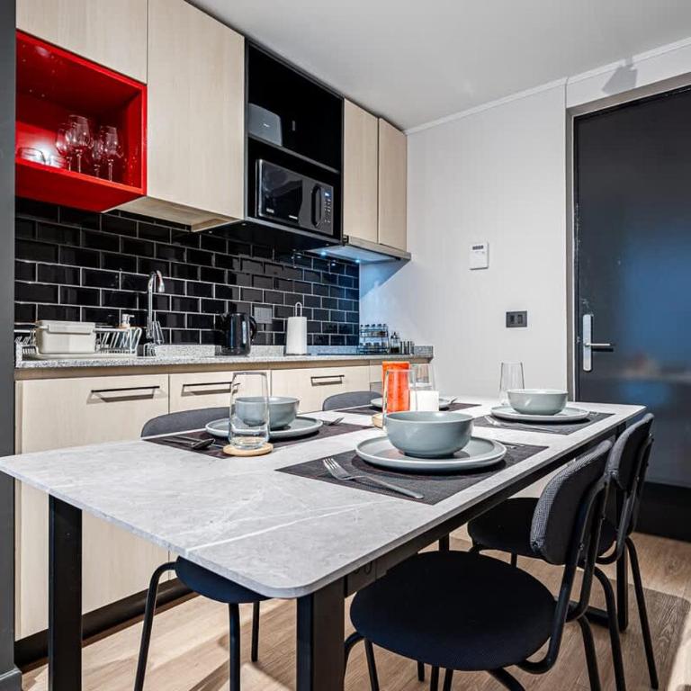 HT Ejecutivo Depto 3PAX a pasos del Metro - Apartamento - 13