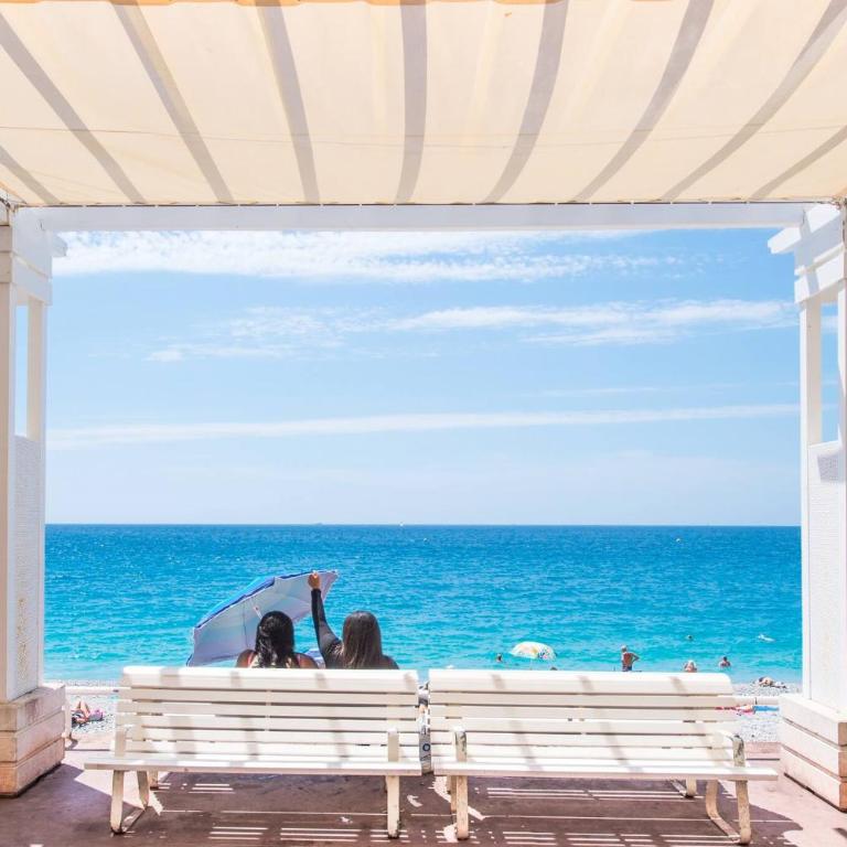 FLEUR- Cosy Studio, 200 Promenade des Anglais et Negresco, wifi, climatisation- calme - Appartement 1 Chambre - 23