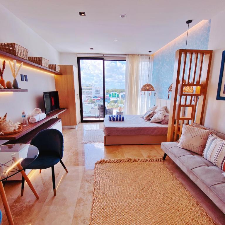 Brand New Studio in 4th Floor with Balcony and Elevator - One-Bedroom Apartment - 5