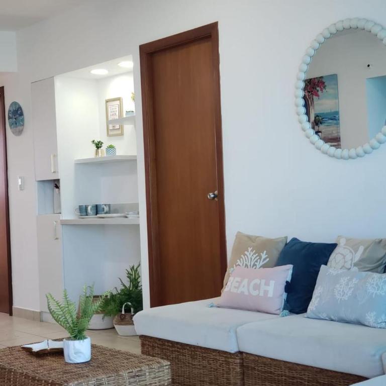 Departamento con piscina 8 - Apartamento con 3 dormitorios - Frente al océano - 9