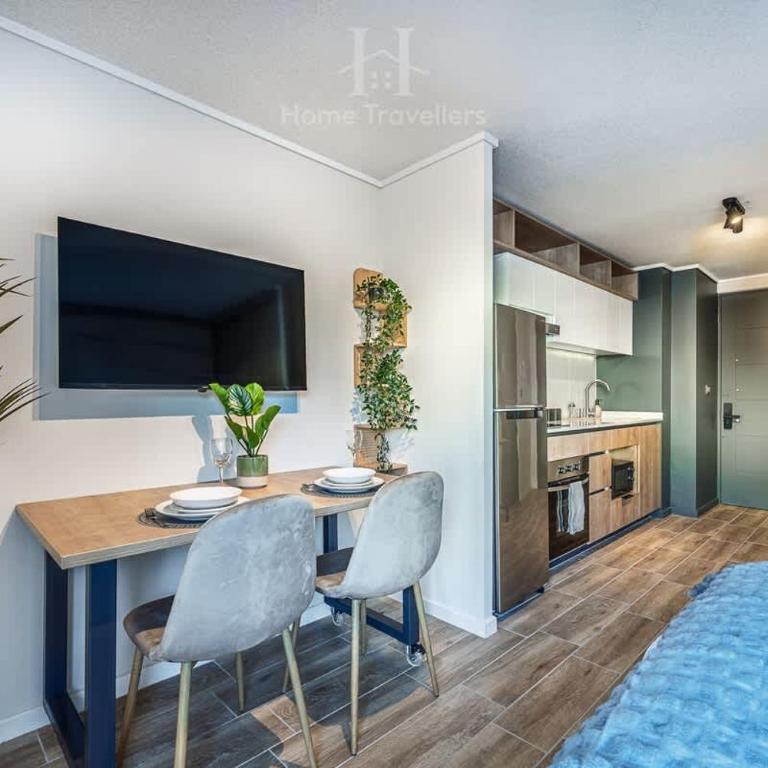 HT Elegante y Acogedor Estudio en Santiago 2PAX - Apartment - 1