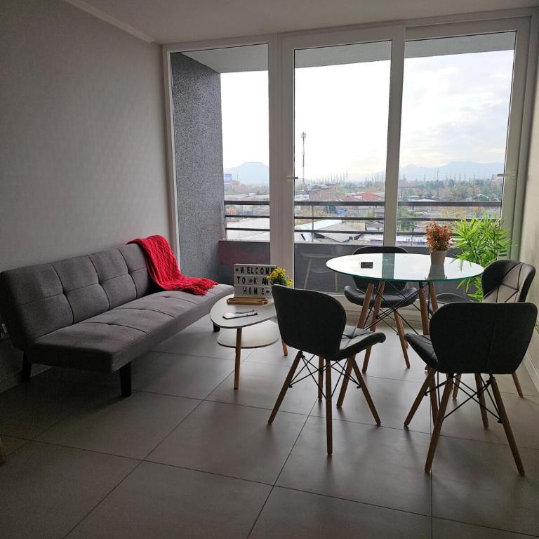 Departamento Entero en Santigo centro, con piscina, a pasos del Parque de Los Reyes y Barrio Yungay FACTURABLE - One-Bedroom Apartment - 6