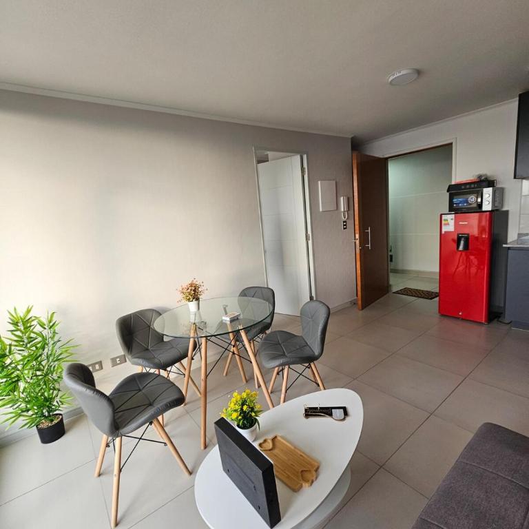 Departamento Entero en Santigo centro, con piscina, a pasos del Parque de Los Reyes y Barrio Yungay FACTURABLE - One-Bedroom Apartment - 8