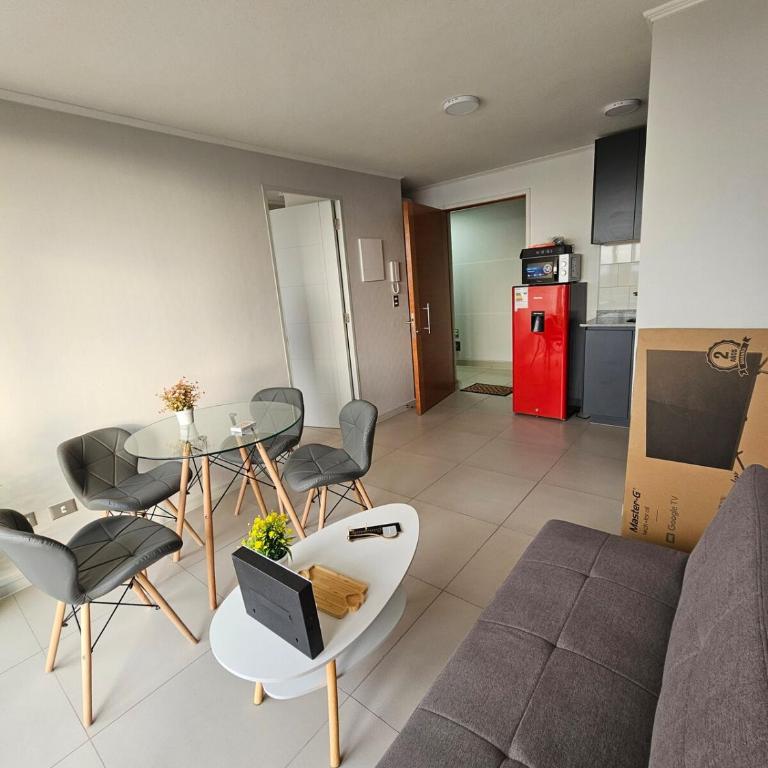 Departamento Entero en Santigo centro, con piscina, a pasos del Parque de Los Reyes y Barrio Yungay FACTURABLE - One-Bedroom Apartment - 11