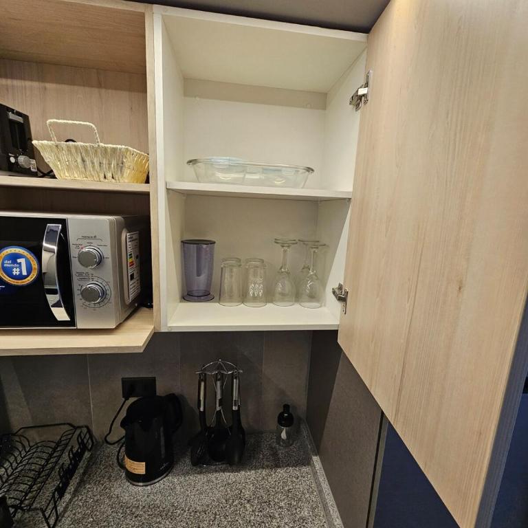 Alojamiento a pasos de Movistar Arenas, Parque O Higgins, Universidad de Chile y Ministerio de Justicia - One-Bedroom Apartment - 11