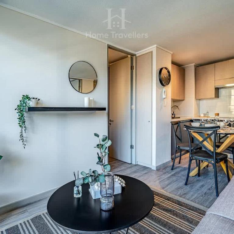 HT Luminoso y Moderno Depto con Estacionamiento 4PAX - Apartamento - 6