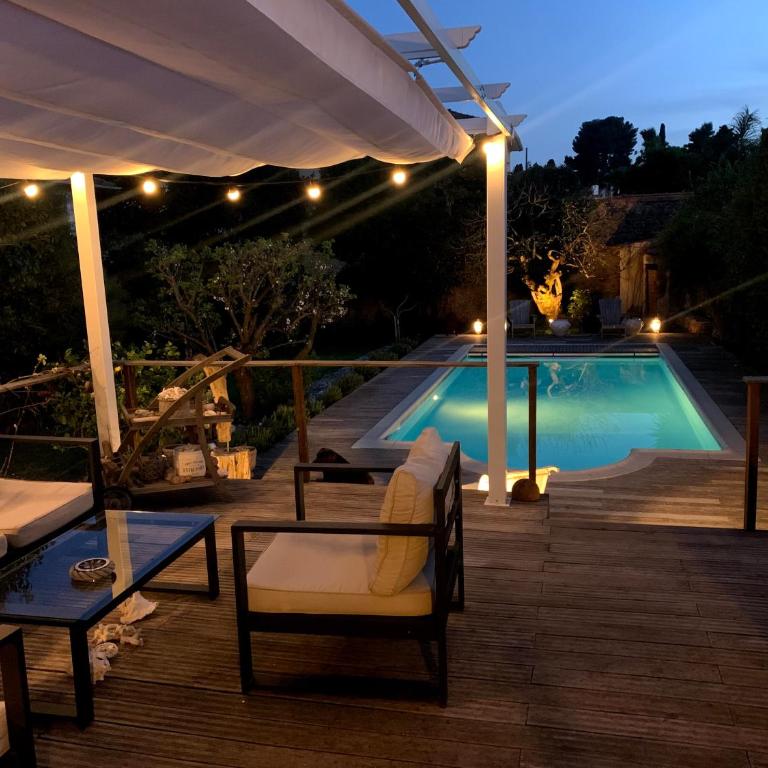 Cannes Villa Warm, Peaceful Retreat with Private Garden & Pool - Villa avec Piscine Privée - 1