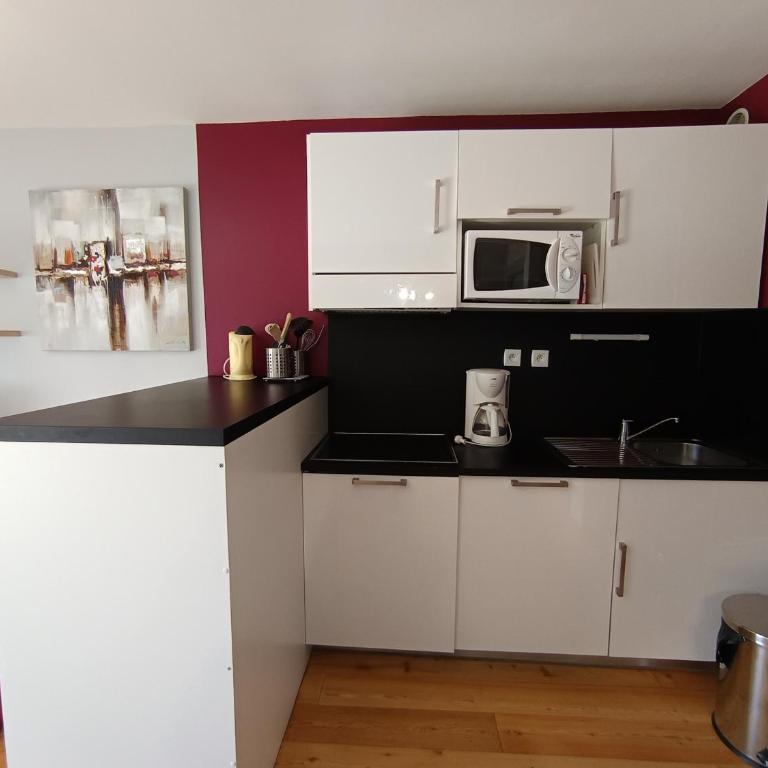 Studio lumineux avec grande terrasse et parking couvert - 4 pers - FR-1-445-46 - Estudio - 7