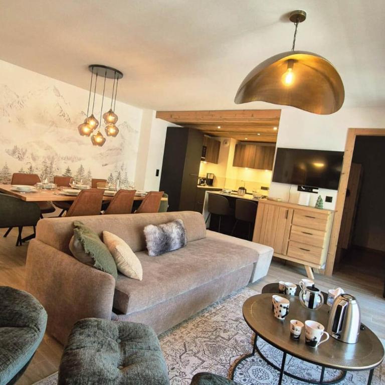 Appartement moderne aux Gets, 3 chambres, 8 personnes, Wi-Fi, parking privé - FR-1-671-277 - Appartement - 8