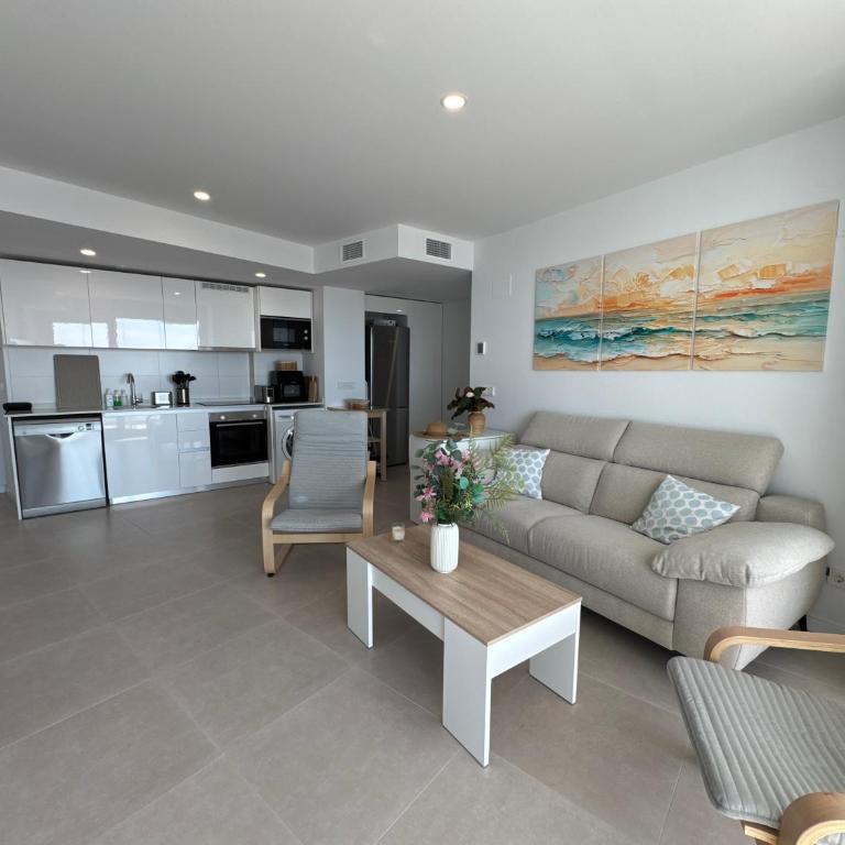 Gran Canet Salva, moderno apartamento con terraza y vistas al mar - Apartamento de 2 dormitorios - 4