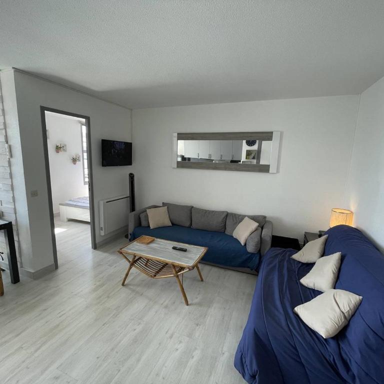 T2 rénové avec cabine, piscine, animaux admis, parking à 500m de la plage - FR-1-106-49 - Apartamento - 9