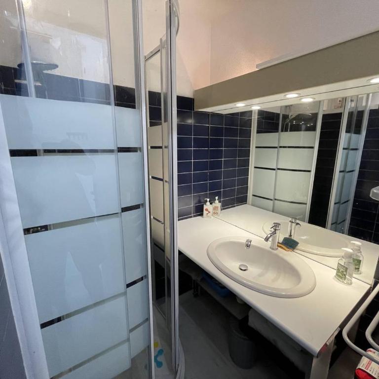 T2 rénové avec cabine, piscine, animaux admis, parking à 500m de la plage - FR-1-106-49 - Apartamento - 15
