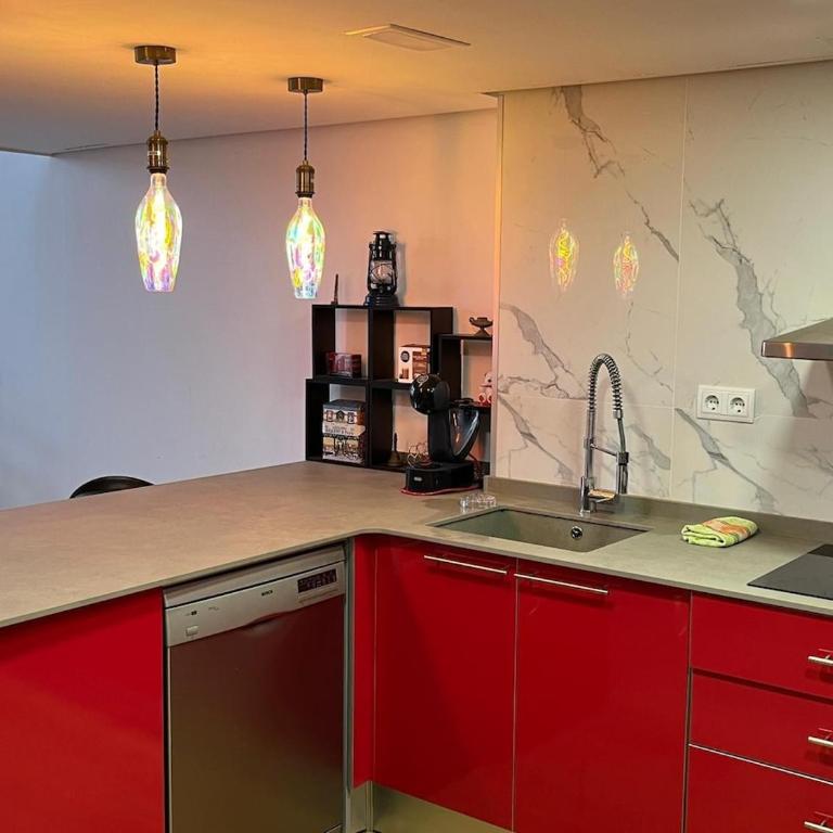 Loft con jacuzzi y piscina - One-Bedroom Apartment - 76