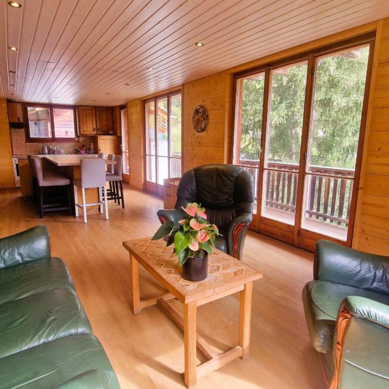Beau Sejour 3- Appartement 6 personnes- Evolene - Apartment mit 3 Schlafzimmern und Balkon - 1