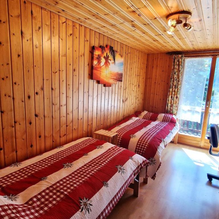 Beau Sejour 2 - Appartement 6 personnes - Evolene - Apartment mit 3 Schlafzimmern und Balkon - 6