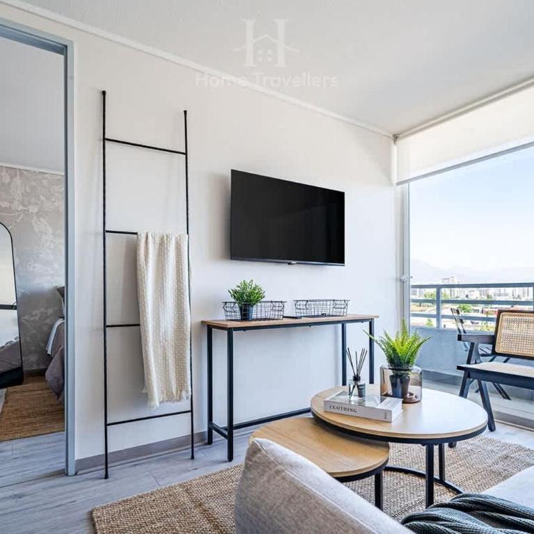 HT Calido Dpto en Santiago con Estacionamiento - Apartamento - 13