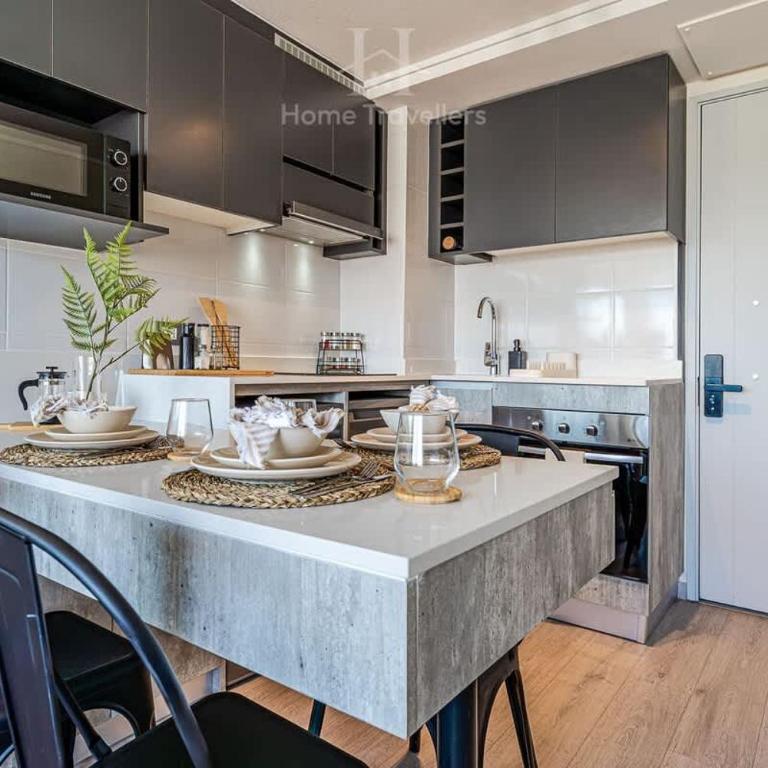 HT Calido Dpto en Santiago con Estacionamiento - Apartamento - 14