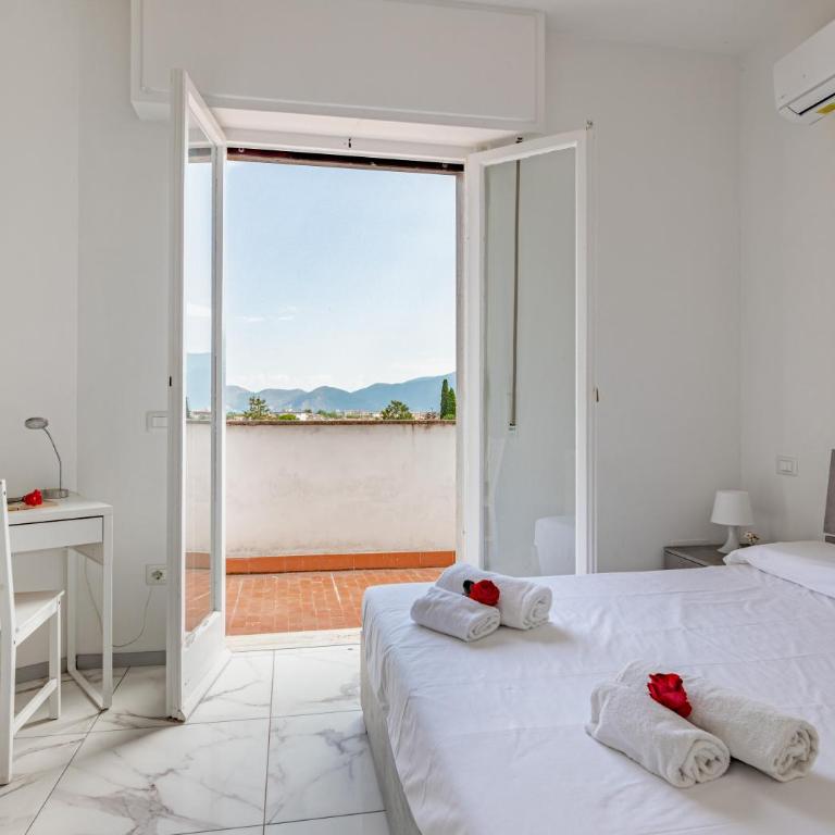 brg sx- Attico terrazza vista panoramica Lungarni Pisani - Appartamento con 3 Camere da Letto e con Vista - 30