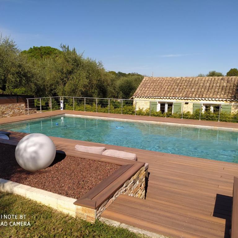 Villa 12 p entre Nice et Cannes piscine clim - Villa - 4