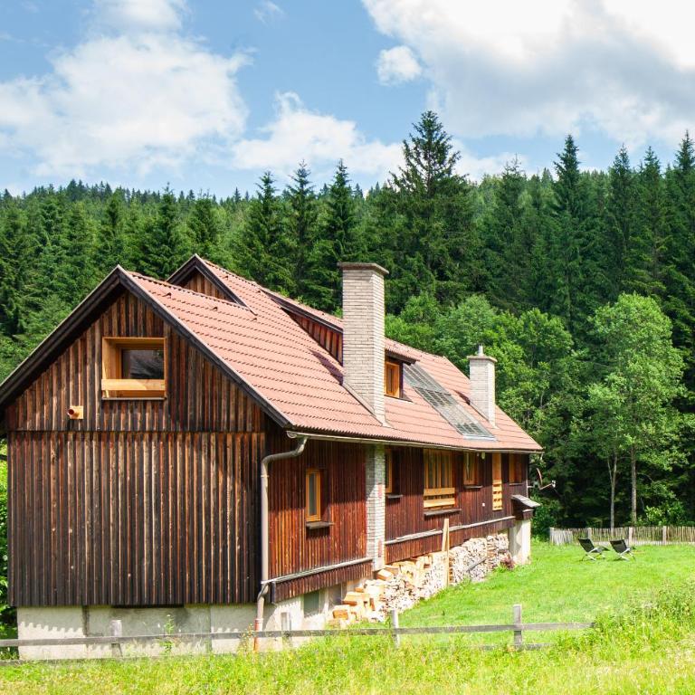 Landhaus Auerling, Chalet am Wald mit Sauna, Kamin & Garten - Chalet mit 3 Schlafzimmern - 14