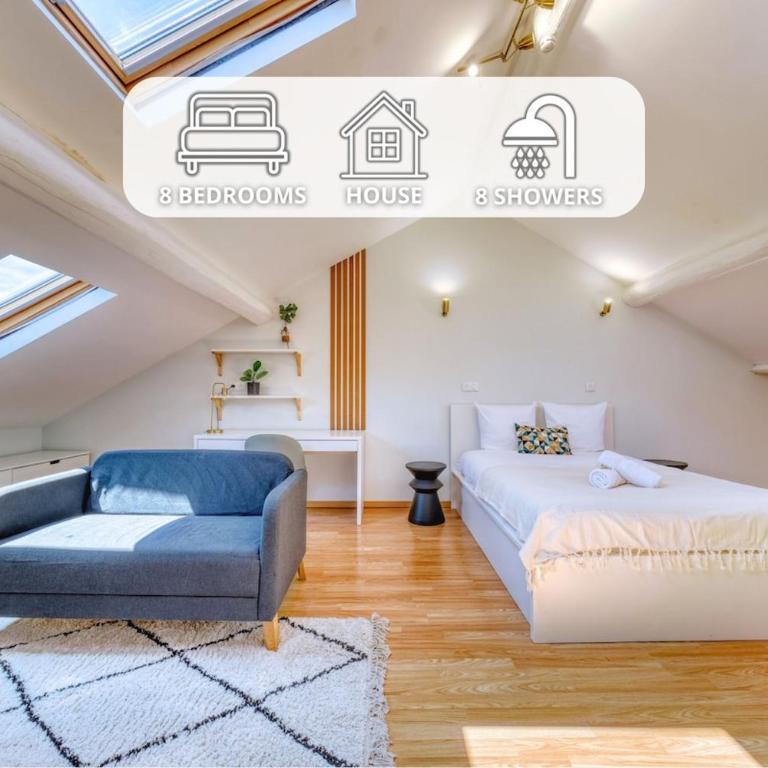 The big Reims house - 8 bedrooms - Apartment - 1
