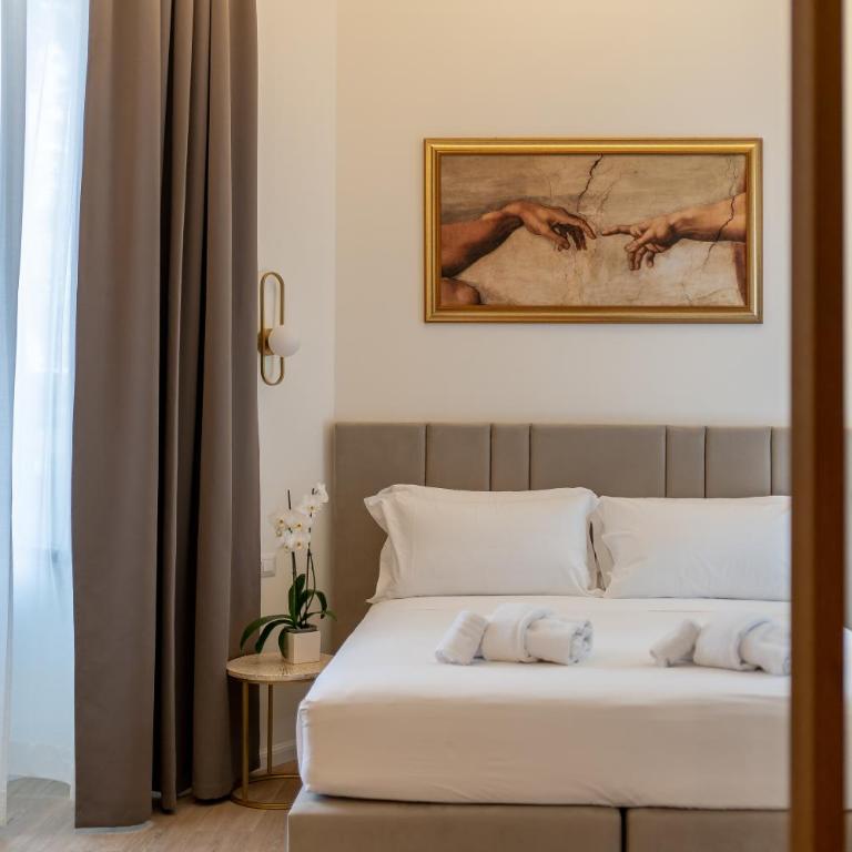 Romart Luxury Rooms - Camera Matrimoniale Deluxe con 1 Letto Supplementare - 1