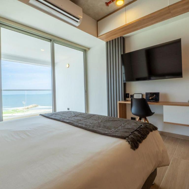CB806 | Estudio moderno con balcón XL y vista espectacular - Queen Suite - 7