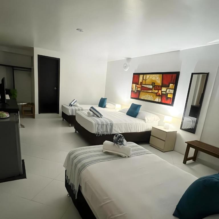 Hotel Verde Mar - Habitación cuádruple - 1