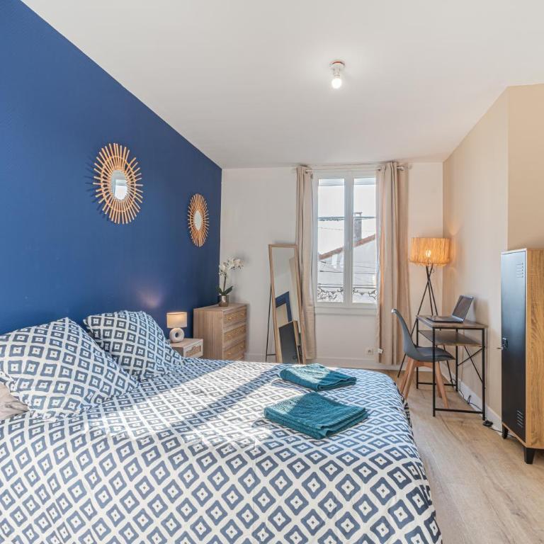 Chill & Work - Welc'Home - Parking inclus, WIFI haut débit, 600m de la gare, baby foot - Appartement 1 Chambre - 14