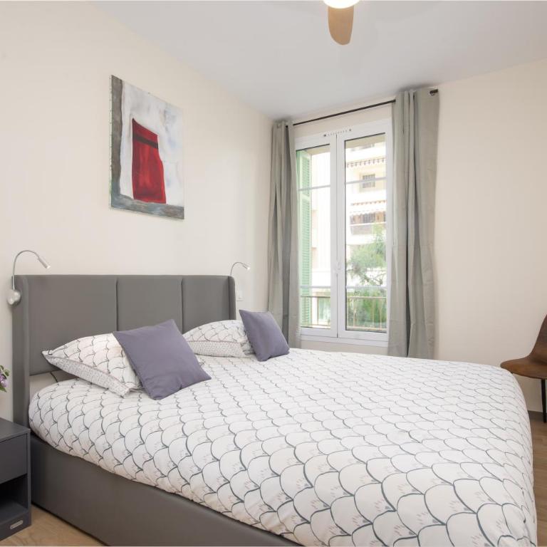 EDOUARD VII 2 - Agréable 3 pièces - Menton - 50 m des plages - Two-Bedroom Apartment - 6
