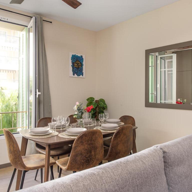 EDOUARD VII 2 - Agréable 3 pièces - Menton - 50 m des plages - Two-Bedroom Apartment - 17