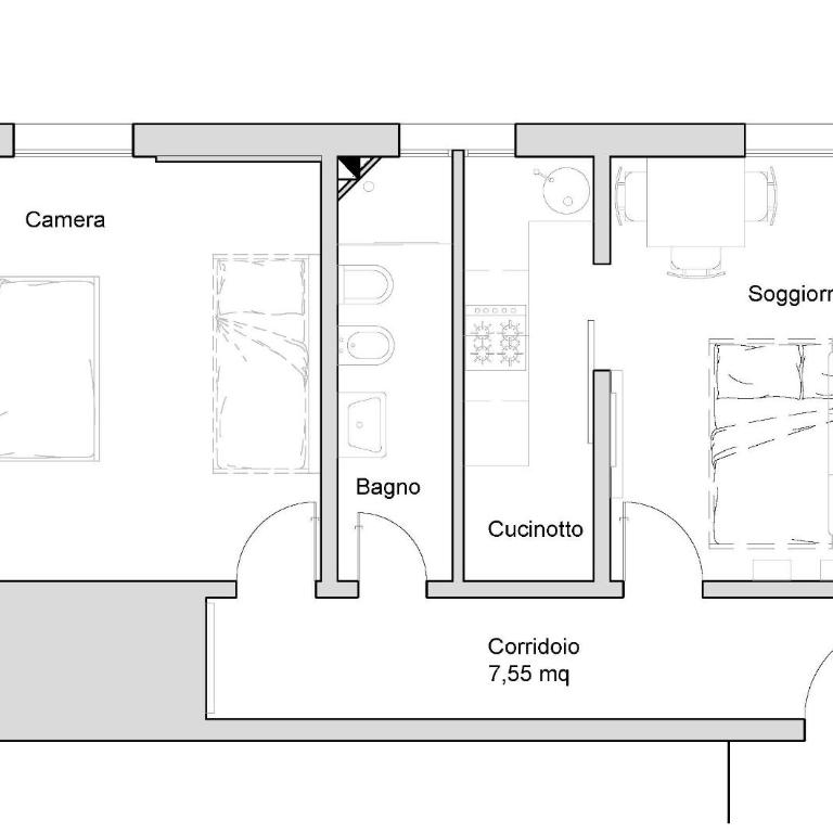 Bologna Accommodation Fiera 4 - Centro - Two-Bedroom Apartment - 7
