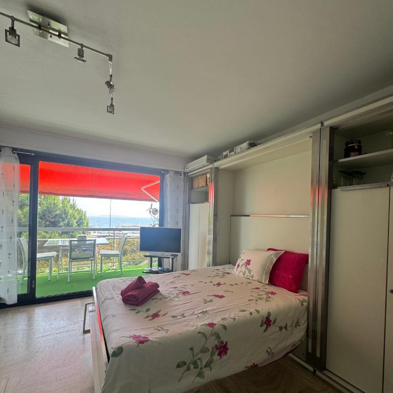 14473 Studio à Mandelieu avec une vue mer - Appartement 1 Chambre - 12