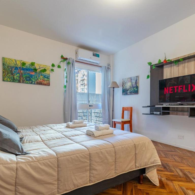 Estudio con dos camas individuales en Recoleta - Apartamento Estudio con balcón - 13