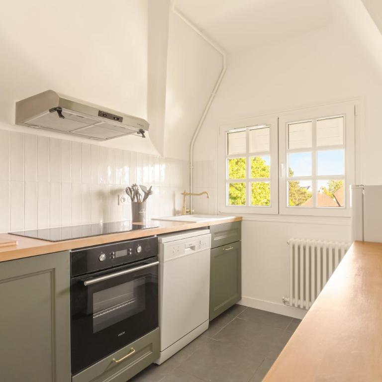 Le Manoir du Vert Galant - Appartement 1 Chambre - Vue sur Jardin (4 Adultes) - 12