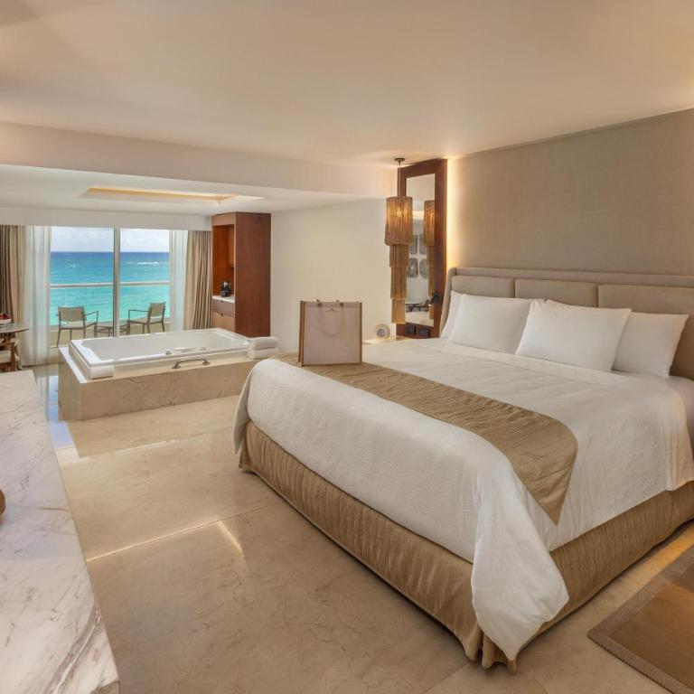 Sun Palace - All Inclusive Adults Only - Suite Luna de Miel Superior - Vistas al mar - Cama extragrande - 13