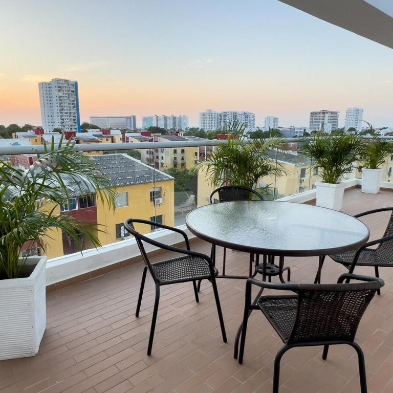 2 cuartos terraza piscina AC - Two-Bedroom Apartment - 12