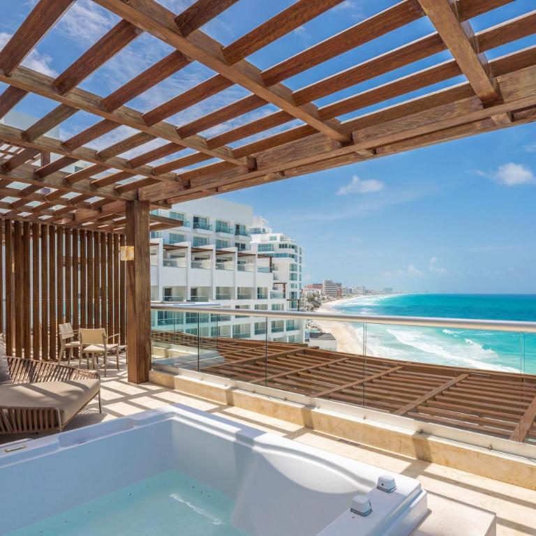 Sun Palace - All Inclusive Adults Only - Suite Presidencial Superior de 2 dormitorios con vistas al océano - 1 cama extragrande - 13