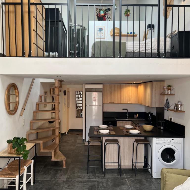 Adorable Appartement Mezzanine - Vieil Antibes - Apartamento de 1 dormitorio - 5