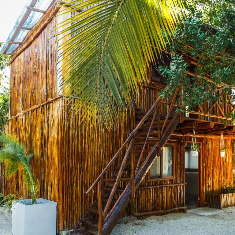 Eco Bañitas Tulum - Habitación Doble con baño privado - 10