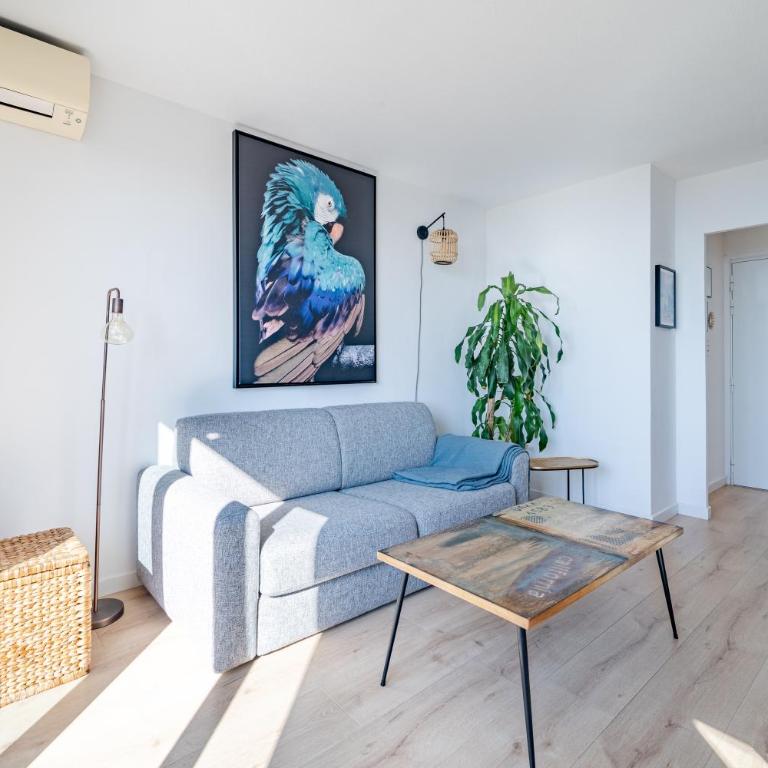 Panoramic sea view of the French Riviera, Parking - Apartment mit 1 Schlafzimmer - 32