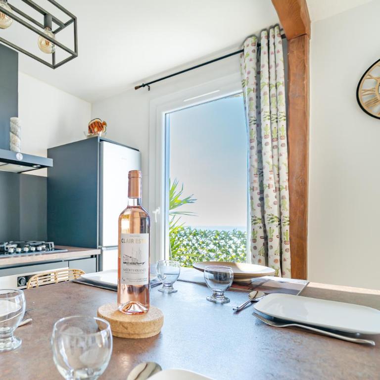 Panoramic sea view of the French Riviera, Parking - Apartment mit 1 Schlafzimmer - 21