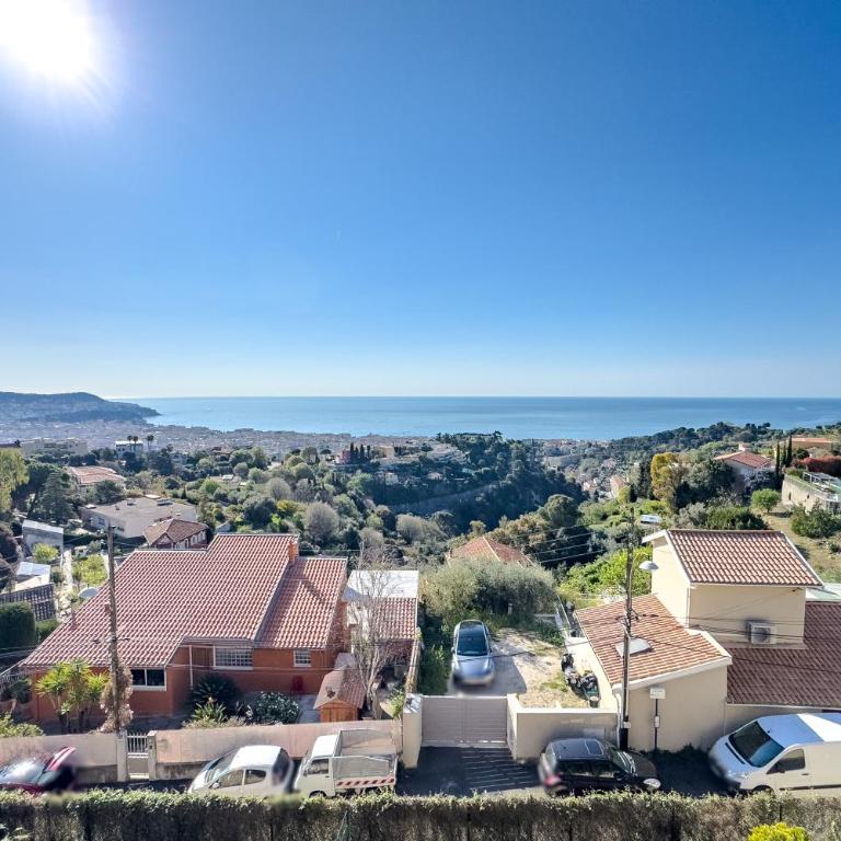 Panoramic sea view of the French Riviera, Parking - Apartment mit 1 Schlafzimmer - 22