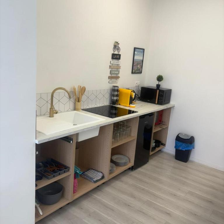 Spa Sauna et Parking Privé cosy 50m2 avec jardin - One-Bedroom Apartment - 15