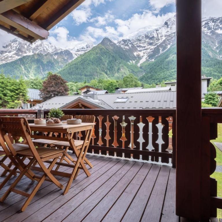 Spacious duplex with terrace in Les Houches - Appartement - 1