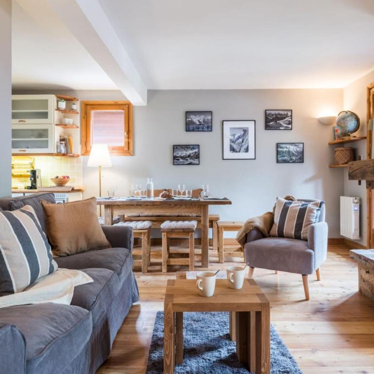 Spacious duplex with terrace in Les Houches - Appartement - 4